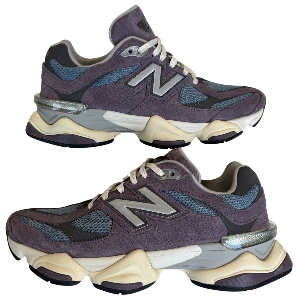 New Balance 9060 ‘Shadow Purple’ Low Top Suede Sneakers U9060SFA Men’s Size 7